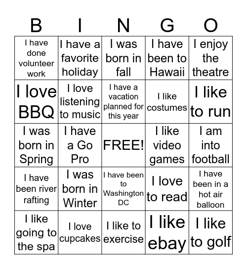 ELCO Bingo - C Bingo Card