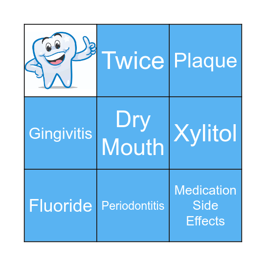 Dental Bingo Card