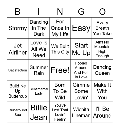Happy Birthday Judy & Susie Bingo Card