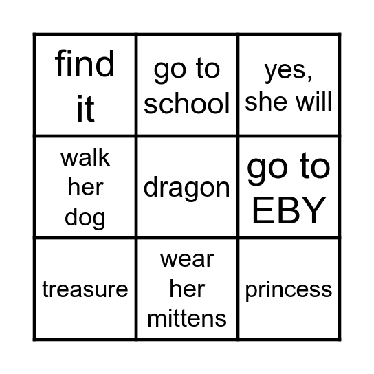 Adventurer 3 - Unit 4 Bingo Card