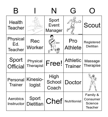 General PE Bingo Card