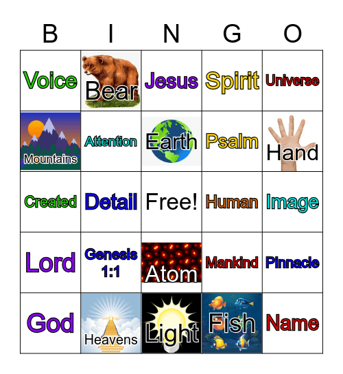 September 12, 2021 Bingo Card