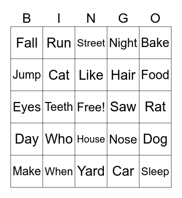 Homeschool Helena Bingo Card
