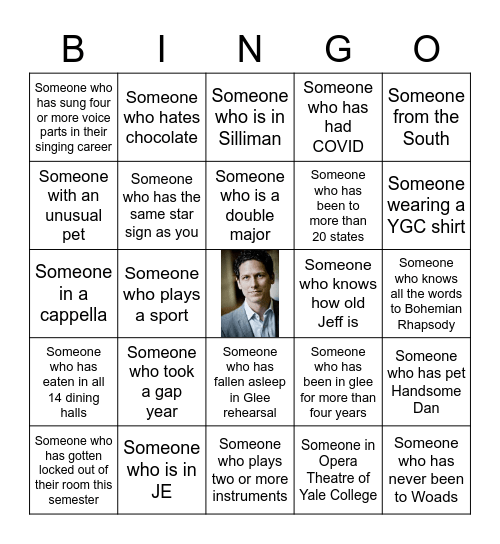 Gleetreat Bingo!!! Bingo Card