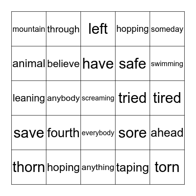 Orange Bingo (140) Bingo Card