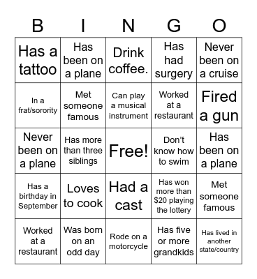HAPPY GRANDPARENTS DAY! Bingo Card