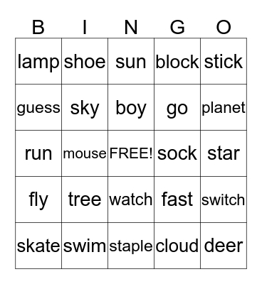 Christmas Bingo Card