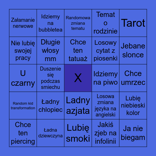 Patrycja bingo Card