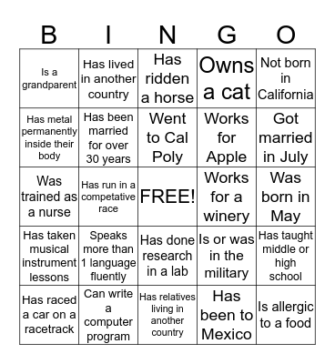 Conrad-George Wedding BINGO!! Bingo Card