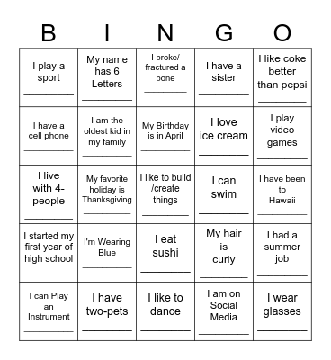 Judson SLYM BINGO Card