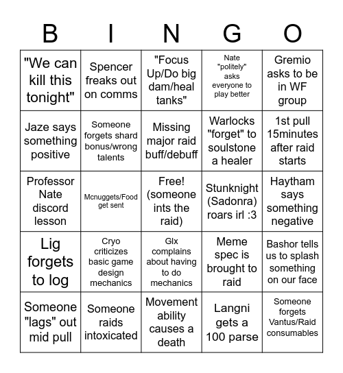 Disambiguation Season 9.1 Bingo Card