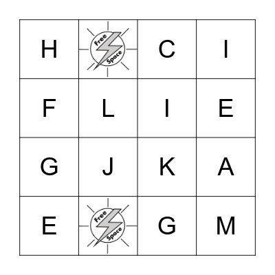 A-M Phonogram Bingo! Bingo Card