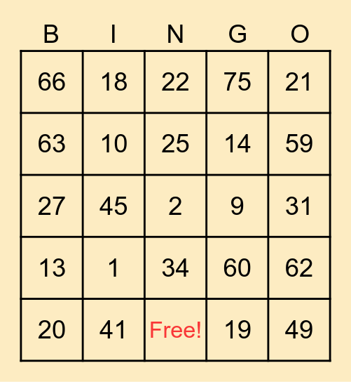 Emergency Meeting Bingo Card