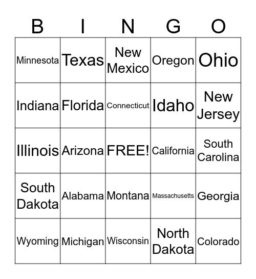 Birthday Bingo Card