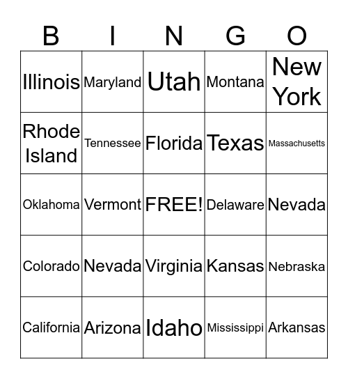 Birthday Bingo Card