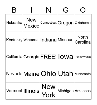 Birthday Bingo Card