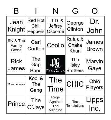 v27 LET'S GET FUNK'D UP! Bingo Card
