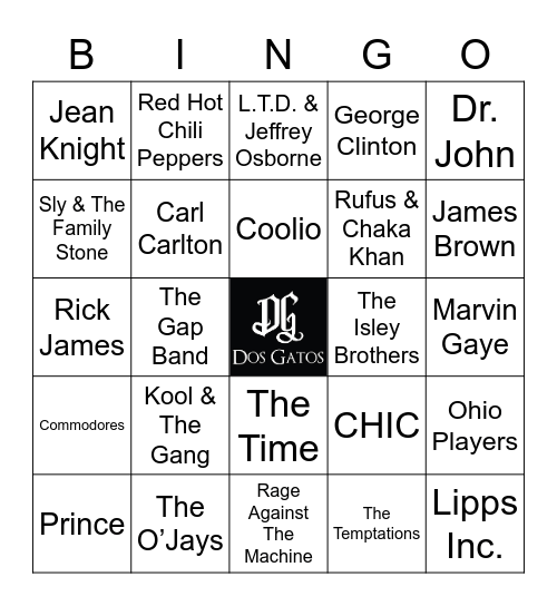 v27 LET'S GET FUNK'D UP! Bingo Card