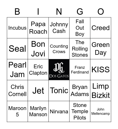 v28 UNPLUGGED Bingo Card