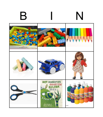 Bingo 'naar school' Bingo Card