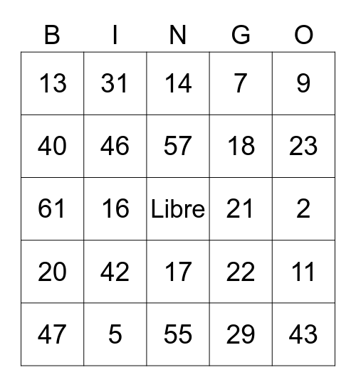 los-n-meros-1-70-bingo-card