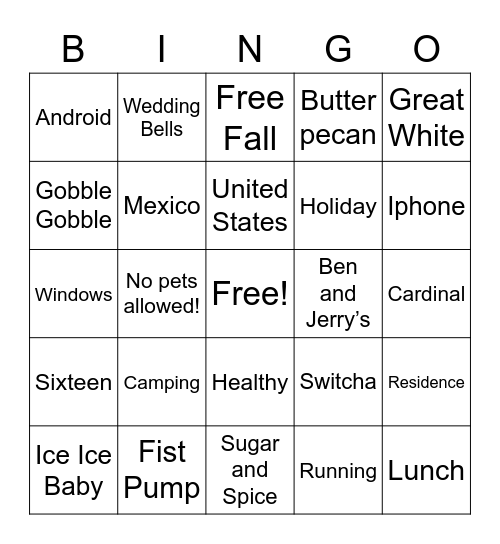 Audit Admins fun facts Bingo Card