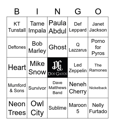 v43 ANIMALS Bingo Card