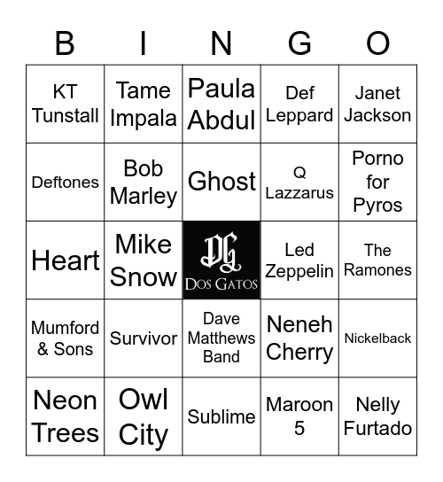 v43 ANIMALS Bingo Card