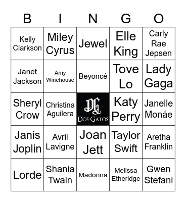 v49 DIVAS Bingo Card