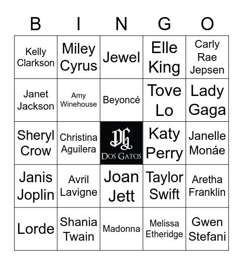 v49 DIVAS Bingo Card