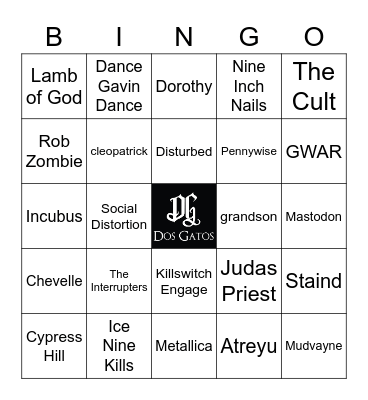 v62 WELCOME TO ROCKVILLE Bingo Card