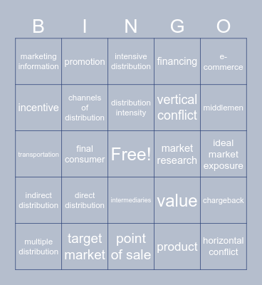 LAP-CM-001 Bingo Card