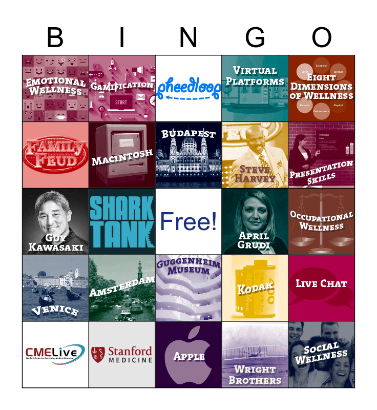 CME Live Lunch & Learn Bingo Card