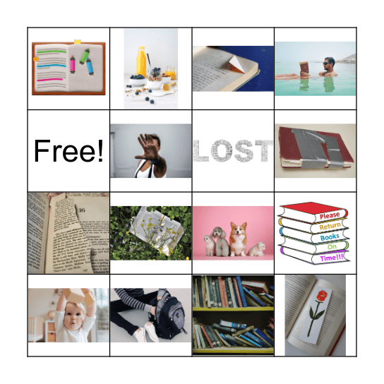 Book Care BINGO Card