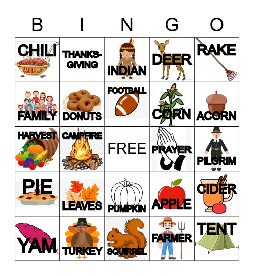 FALL BINGO Card