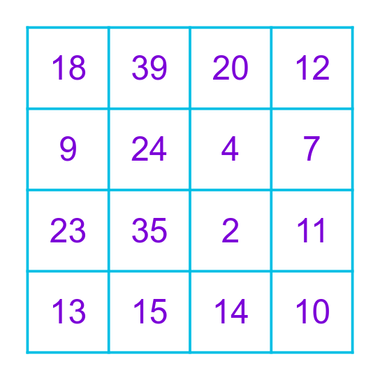 Sudah! (Nomor Indonesia) Bingo Card