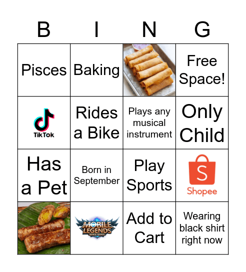 Human Bingo Card