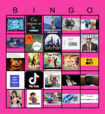 LOCKDOWN BINGO Card