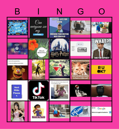 LOCKDOWN BINGO Card