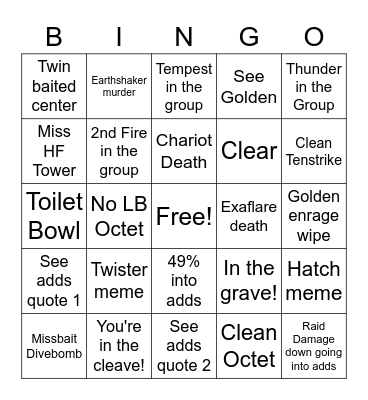 Bible Study - UCOB Bingo Card