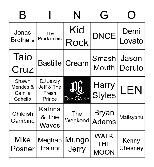 v66 SUMMER TIME Bingo Card