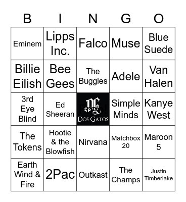 v75 DECADES II - 60s to 10's Bingo Card