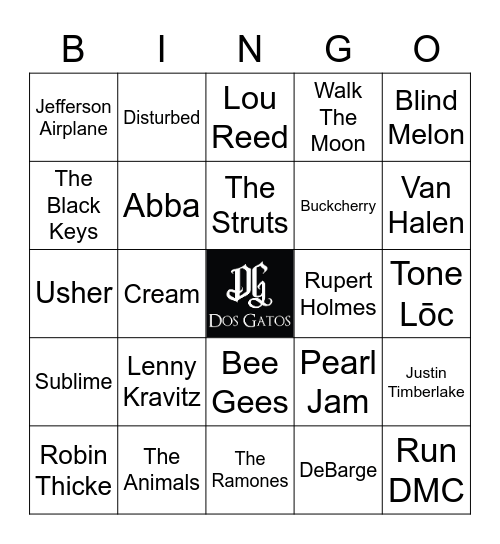 v72 DECADES I - 60's to 10's Bingo Card