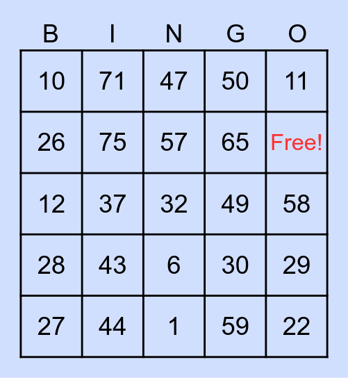 Emergency Meeting Bingo Card
