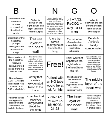 Mrs. T's Heart and ABG Bingo Card