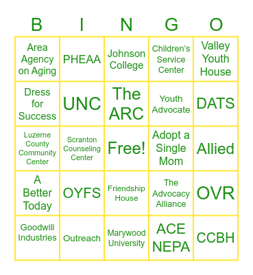 Put your name & phone # at bottom Bingo Card
