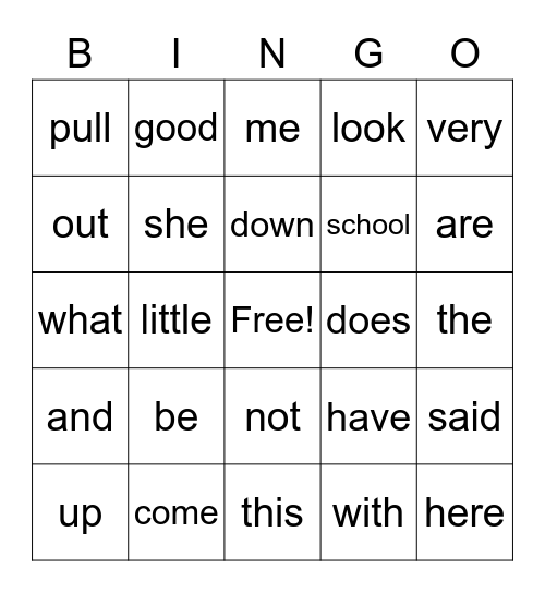 Unit 1 Week 3 Bingo Card