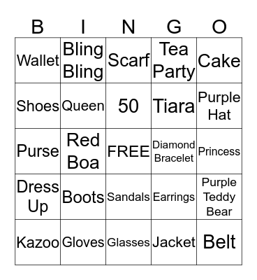 Ottawa Red-Rubees Bingo Card