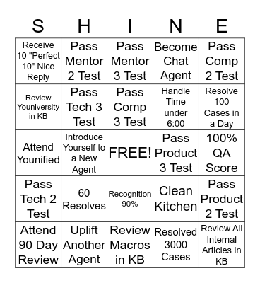 Younique Bingo Card