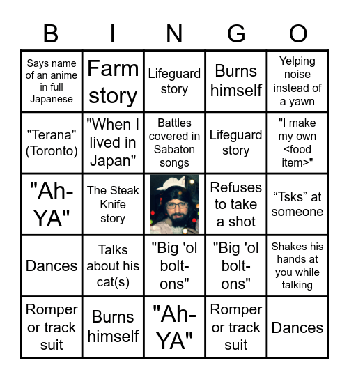 Brian Bingo Card